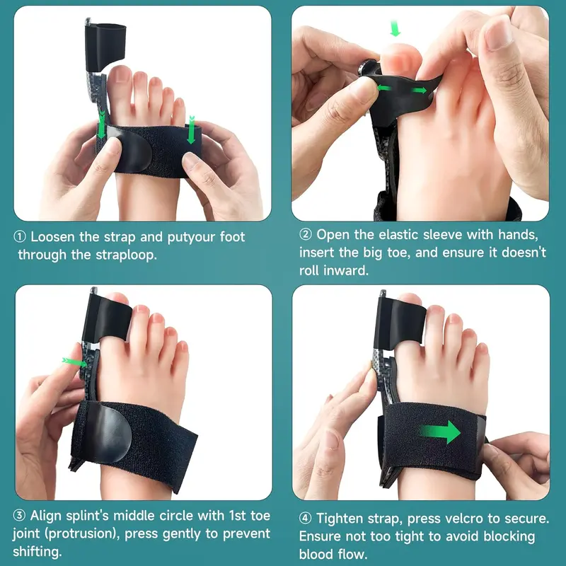 HOOMWELL™ Bunion Corrector for Women Men Big Toe:Instantly Relieve Bunion Pain & Restore Natural Alignment