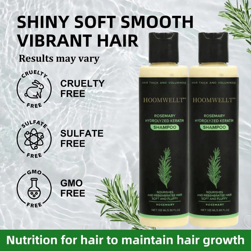 🌱 Rosemary Keratin Shampoo for Fuller-Looking, Stronger Hair