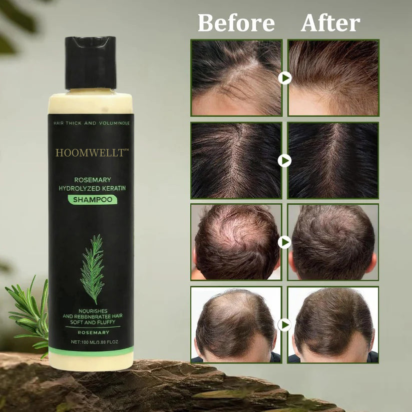 🌱 Rosemary Keratin Shampoo for Fuller-Looking, Stronger Hair