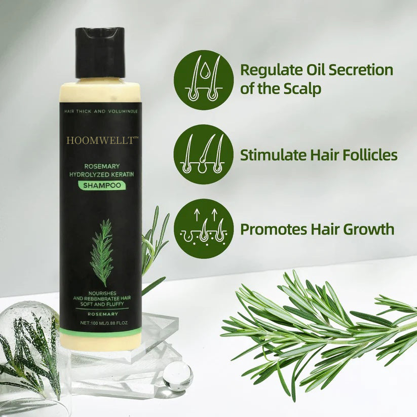 🌱 Rosemary Keratin Shampoo for Fuller-Looking, Stronger Hair