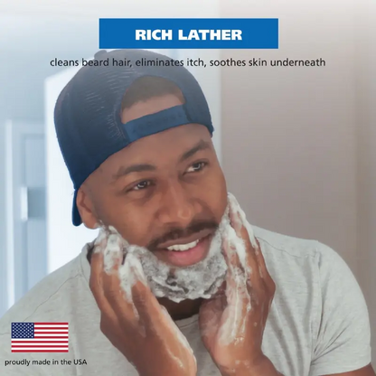 Bikenda™ – Rich Lathering Beard Wash for Men, Gentle on Sensitive Skin, Deep-Cleans Facial Hair
