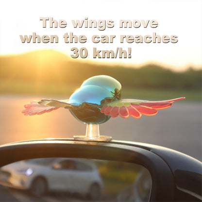 🌟Wind-Activated Flying Bird Car Ornament — Spins at 30 km/h · Super-Stable, All-Weather