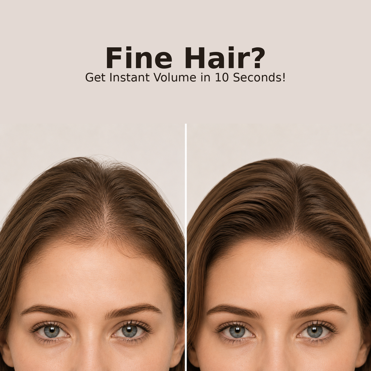Hair Concealer – Instantly Covers Gray Roots & Thinning Hair