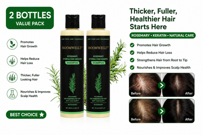 🌱 Rosemary Keratin Shampoo for Fuller-Looking, Stronger Hair