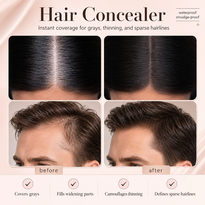 Hair Concealer – Instantly Covers Gray Roots & Thinning Hair