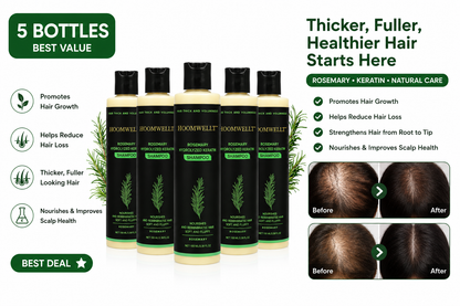 🌱 Rosemary Keratin Shampoo for Fuller-Looking, Stronger Hair
